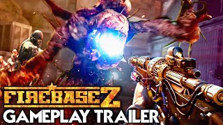 Cold War Zombies: *NEW* Map 'FirebaseZ' Gameplay Trailer - DLC 1! (New Guns/Bosses & More)