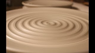 Throwing Plates for a dinnerware set