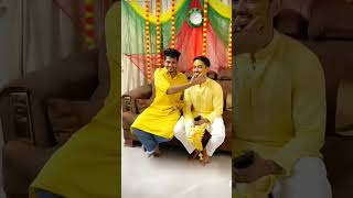 Adnaan Shaikh And Hasnain Khan Haldi Rasam | Team 07 Shadi Special #shorts