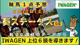 【葵ステークス】IWAGEN上位２頭の馬券内率上昇！葵ステークスはオッズ妙味のあるあの馬にも注目！