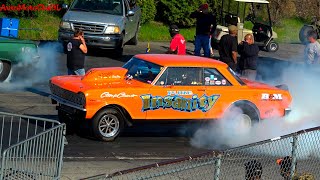 OLD SCHOOL GASSERS NOSTALGIA PRO MODS DRAG RACING V8 RAW POWER LOUD SOUND GREAT LAKES WISCONSIN