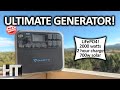 BLUETTI AC200P 2000w LiFePO4 Solar Generator! 2000wh Off Grid Portable Power Station Review