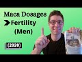 Maca Dosages Part 7: Fertility (Men) 2020