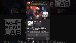 How to get multiplayer mode for bonelab