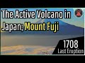 The Active Volcano in Japan; Mount Fuji