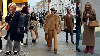 Wunderschöne Londoner Streetstyle-Outfits 2025. Mode für jedes Alter.