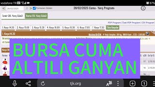 28 Şubat 2025 Cuma Bursa at yarışı tahminleri Bursa altılı ganyan tahminleri | Oğulcan Karaca