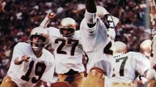 Alabama Vs Notre Dame 1980 Regular Season Matchup Fullscreen HD With Scoreboard