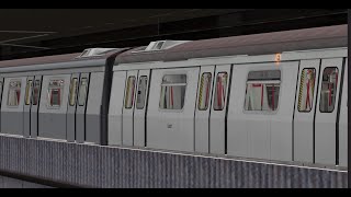 《openBVE》灰白鴛鴦 · 第二集 + 大丁出場｜港島綫 M-Train A223/A236 金鐘至堅尼地城 + 將軍澳綫 M-Train A199/A176 添馬至銅鑼灣北