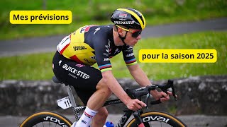 Mes prévisions pour le cyclisme masculin en 2025 : Pogacar, Vingegaard, Van Aert. Podcast - Cyclisme