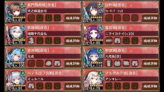 【城プロRE】　蛇鱗貫く風魔の誓い　絶壱　難しい　全戦功攻略