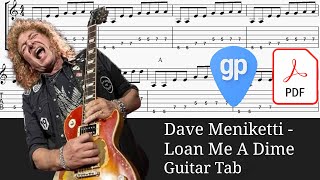 Dave Meniketti - Loan Me A Dime Guitar Tabs [TABS]