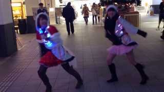 2013年12月17日 中上亜耶\u0026八木沙季 口上師ダンス17:30～