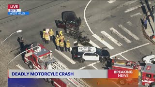 1 dead, 2 injured after motorcycle crashes during LAPD following