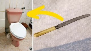 Here’s Why Some People Swear By Taking A Rusty Knife With Them When They Go To Bathroom