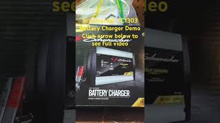 Schumacher SC1303 Battery Charger Demo click arrow to see full video