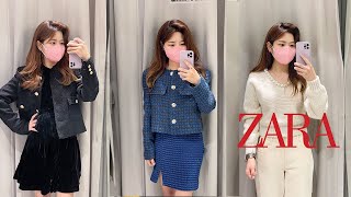 [ZARA] 자라세일 맞이 연말룩 LOOKBOOK |자라신상 같이 입어봐요! 키작녀 자라 자켓\u0026원피스|20대 자라하울