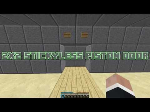 2x2 No Sticky Piston Door 2x2 No Sticky Piston Door