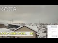 ⛄富山市お天気カメラ2025年2月10日（西の空監視　ほぼ無人配信）