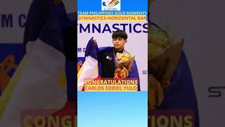 GYMNASTICS- HORIZONTAL  BAR - TEAM PHILIPPINES GOLD WINNING MOMENT IN THE 31ST SEA GAMES IN VIETNAM