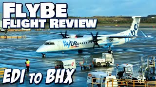 FlyBe Edinburgh to Birmingham on a Dash 8 Q400 Turbo Prop Trip Report