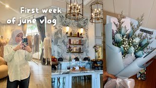 FIRST WEEK OF JUNE #10 💌 : the langham jkt room tour, what i eat, tulip flowers and more 🫧🌷