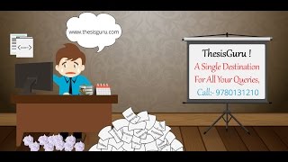 Thesis Writing Services Chandigarh | Thesis Guide | Thesis Help | Dissertation writing
