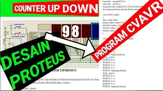 Simulasi Counter Up & Counter Down Menggunakan Proteus & Cvavr