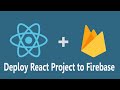 How to Deploy a React App with Firebase Hosting || Codenemy
