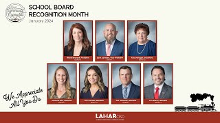 School Board Recognition Month 2024