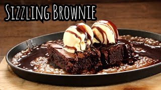 Sizzling Brownie with Ice Cream | Sizzling Brownie Recipe | Hira Bakes