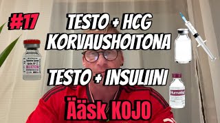 Ääsk KOJO #17 | Testo + Insuliini | Mitä hyötyy testo + hcg korvaushoitona