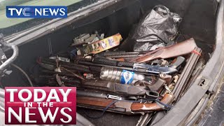 WATCH: Nigerian Troops Recover Arms, Ammunition from IPOB/ESN Elements in Imo