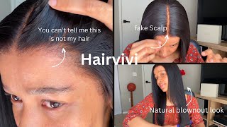 NATURAL LACE WIG INSTALL|REALISTIC EDGES|MOST INVISIBLE LACE|HAIRVIVI