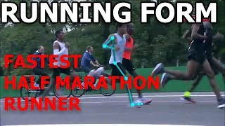 Running Form: FASTEST Half Marathon Runner in the World (Zersenay Tadese)