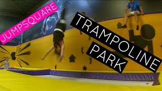 TRAMPOLINE PARK JUMPSQUARE | COOL TRICKS | Daily Uploads | Mathia