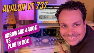 Hardware (4400€) Vs Plugin (50€) - Préampli Avalon VT 737