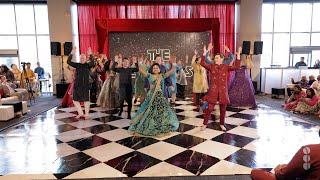 Watch the Groom's Family Steal the Show with Their Amazing Dance Performance at the Sangeet!