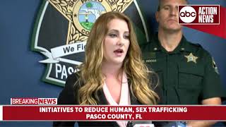 Pasco Sheriff announces initiatives to reduce human and sex trafficking