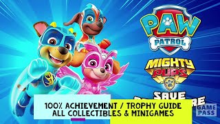 PAW Patrol: Mighty Pups Save Adventure Bay 100% Achievement Walkthrough