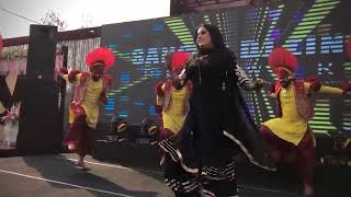 M Kaur Beautiful Dance Performance 2022 | Sansar Dj Links Phagwara | Best Bhangra Dance Vidoe 2022