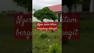 Ngeri awan hitam bergulung dilangit#anginkencang