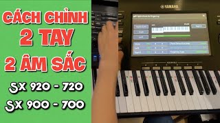 Hướng Dẫn Chỉnh 2 Tay 2 Âm Sắc Khác Nhau - Sx920, 900, 720, 700 - Tuấn Lưu Organ