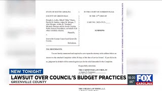 Greenville Co lawsuit challenges budget process, taxpayer funds