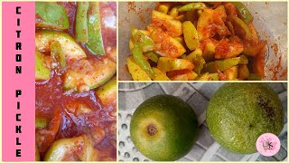 Traditional Citron Pickle recipe without oil | Karne Ka Achaar | Lemon pickle | easy pickle recipe