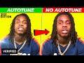 GENIUS INTERVIEWS vs. REAL SONGS 2021 (AUTOTUNE vs. NO AUTOTUNE)