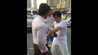 Jackie Chan teaching Kung-fu moves  to Sonu Sood for movie 'Kung Fu Yoga' | BTS