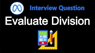Evaluate Division - Leetcode 399 - Python