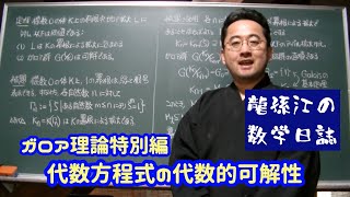 （特別編）体論：代数方程式の代数的可解性