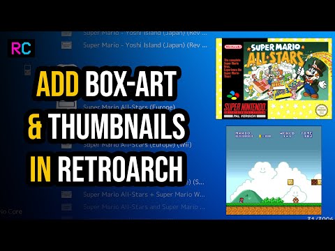 How do I get thumbnails on RetroArch?